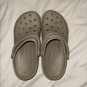 Tan Crocs